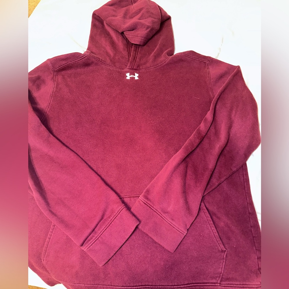 Under Armour hoodie Maroon Youth XL